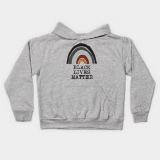 Black Lives Matter Rainbow Kids Hoodie